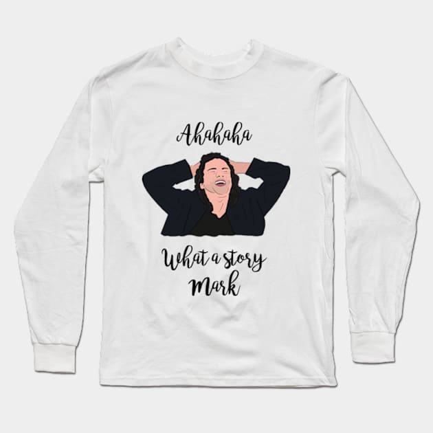 What a Story Mark - The Room Long Sleeve T-Shirt by Barnyardy